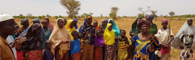 Banner Fields of Opportunity for Female Empowerment