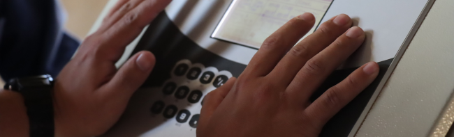 two hand on a NMC controller
